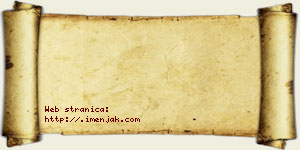 Isak Maričić vizit kartica